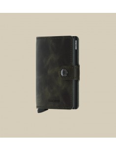 Miniwallet Vintage Olive-Black