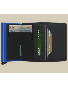 Slimwallet Matte Black&Blue 2