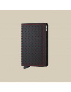 Slimwallet Perforated Black&Red