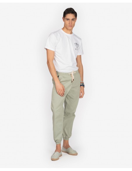 Pantalón H&N Jogger Militar Claro