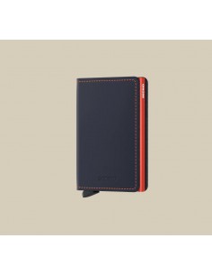 Slimwallet Matte NightBlue & Orange