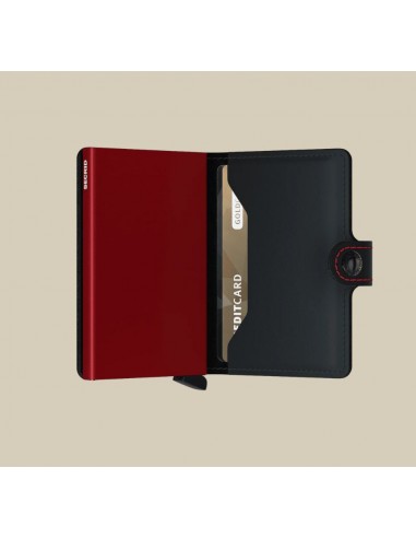 Miniwallet Matte Black & Red