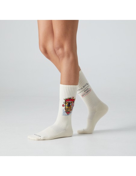 CALCETINES ATHLETIC BASQUIAT HEADS 1982