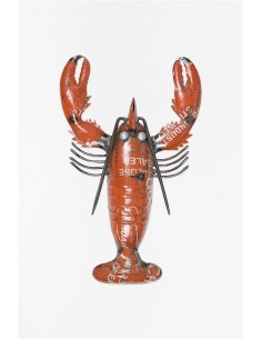LANGOSTA METAL RECICLADO L:21CM H:44CM