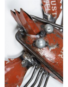 LANGOSTA METAL RECICLADO L:21CM H:44CM 2