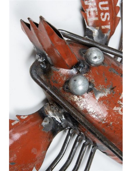 LANGOSTA METAL RECICLADO L:21CM H:44CM