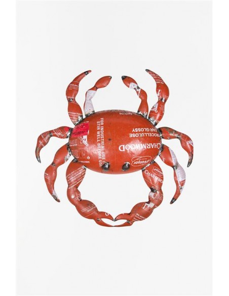 CANGREJO METAL RECICLADO L:69CM