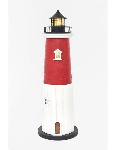 FARO DE RESINA CON LED, Ø:15cm H:46cm