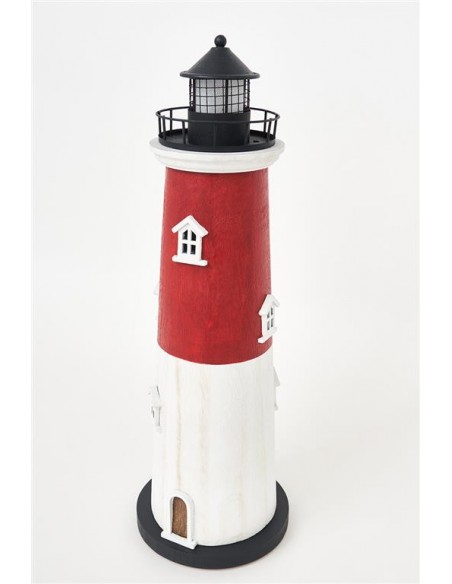 FARO DE RESINA CON LED, Ø:15cm H:46cm