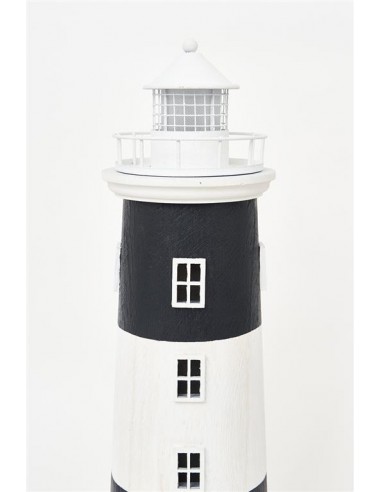 FARO DE METAL CON LED, Ø:15cm H:45,5cm