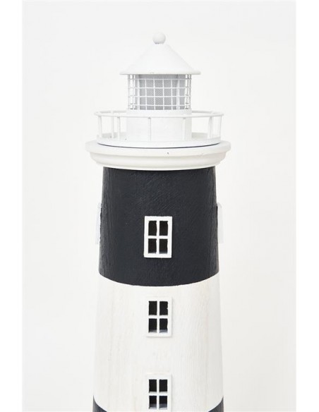 FARO DE METAL CON LED, Ø:15cm H:45,5cm