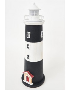 FARO DE METAL CON LED, Ø:15cm H:45,5cm 2