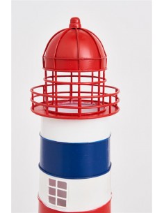 FARO DE METAL CON LED, L: 22,5 cm - W: 12,5 cm - H: 45 cm 2