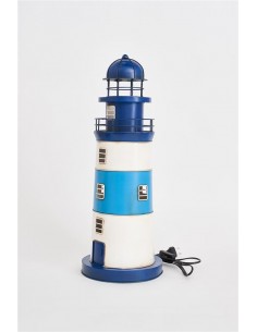 FARO DE METAL CON LED, Ø: 22,5 cm - H: 59 cm 2