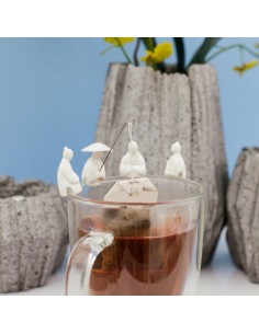 Porta Té Pescador Set De 4 2