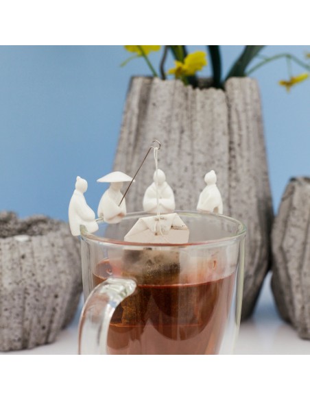 Porta Té Pescador Set De 4