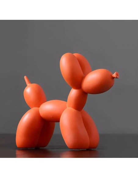 Figura Perro Globo Naranja