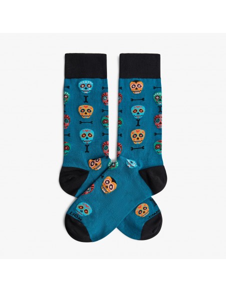 CALCETINES SKULLS ACQUA