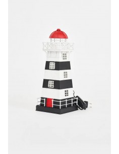 Faro de metal Ø: 12.5 cm - H: 32.5 cm