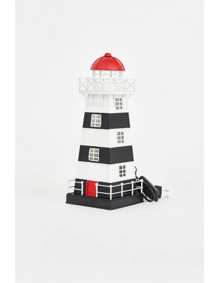 Faro de metal Ø: 12.5 cm - H: 32.5 cm