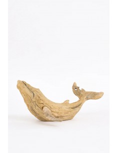 Figura de ballena hecha en resina L: 35 cm - W: 29 cm - H: 15 cm
