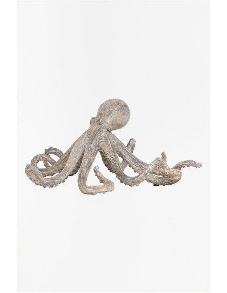 Pulpo de resina con acabado realista