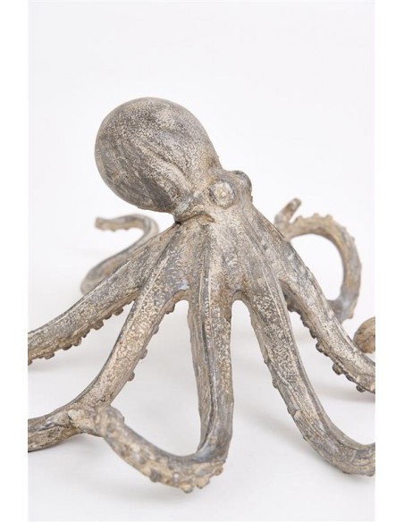 Pulpo de resina con acabado realista