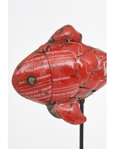 Pez de metal reciclado 2