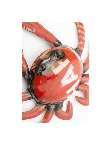 Cangrejo de metal reciclado