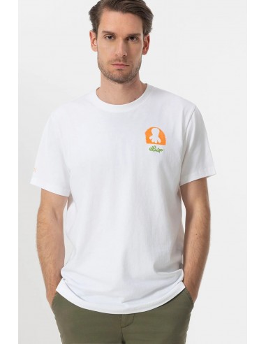 CAMISETA ESTAMPADO DESIERTO BLANCO PURO