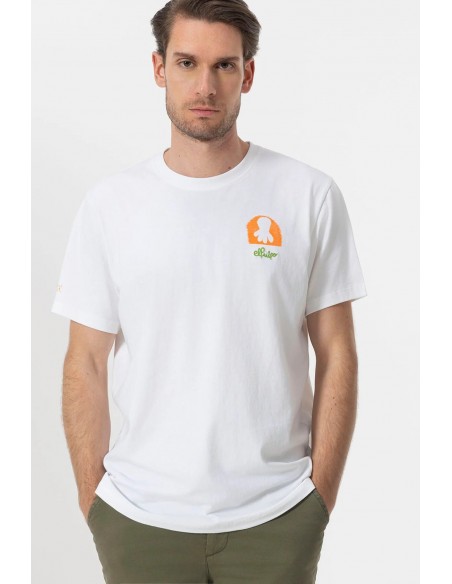 CAMISETA ESTAMPADO DESIERTO BLANCO PURO