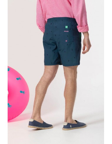 BAÑADOR ALLOVER ELPULPO A TONO AZUL MARINO DELAVÉ