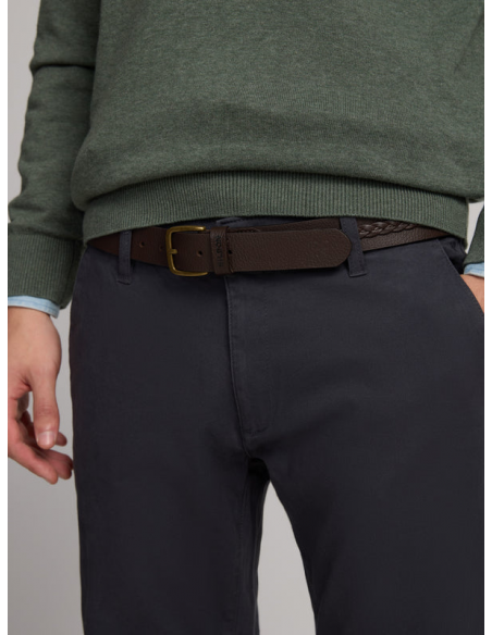 Pantalon sport chino casual azul marino