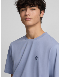 Camiseta smile big azul medio 2