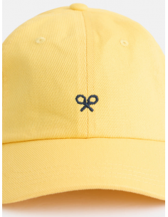 Gorra lisa raqueta amarilla 2