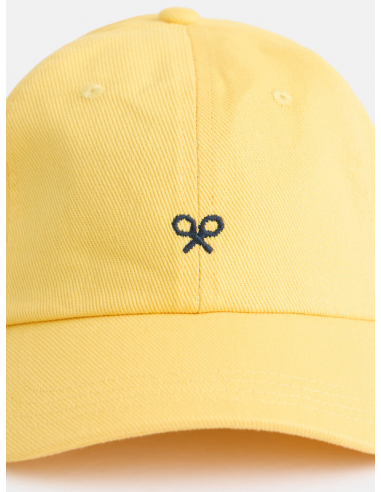 Gorra lisa raqueta amarilla