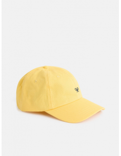 Gorra lisa raqueta amarilla