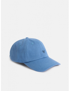 Gorra lisa raqueta azul indigo