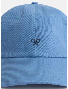Gorra lisa raqueta azul indigo 2