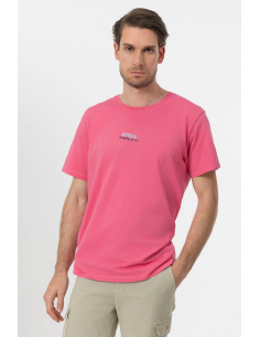 CAMISETA ESTAMPADO SALTY WAVES ROSA CHICLE 2
