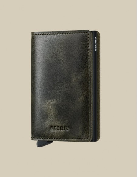 Slimwallet Vintage Olive-Black