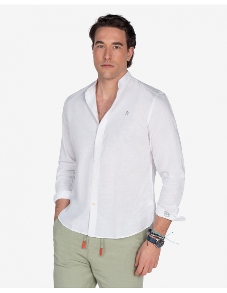 CAMISA LINO NAVY SEAL WHITE