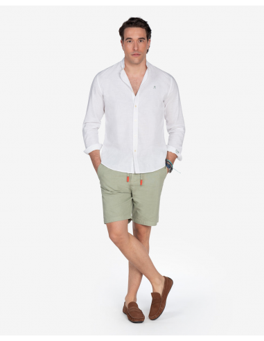 CAMISA LINO NAVY SEAL WHITE