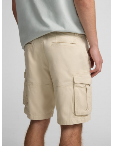 Bermuda cargo beige claro