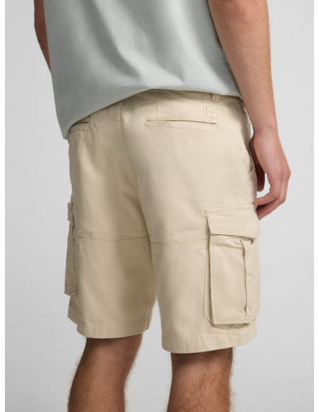 Bermuda cargo beige claro