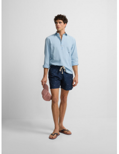 Bañador miniraquetas colores azul marino