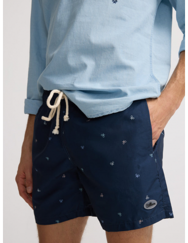 Bañador miniraquetas colores azul marino