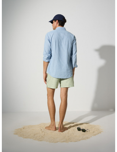 Bañador miniraquetas aguamarina