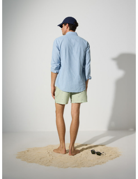 Bañador miniraquetas aguamarina