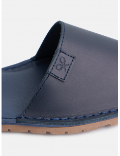 Sandalia albarca azul marino 2